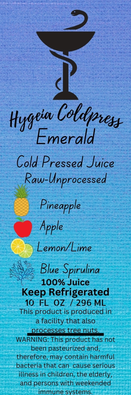 Emerald (Blue Spirulina Infused Juice)